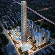 08-xian tower overall at night