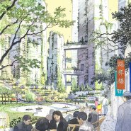 Tianfu Ecological City streetscape sketch 3