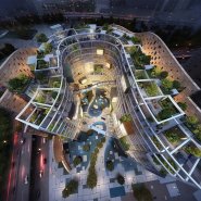 20 baku overall aerial at night