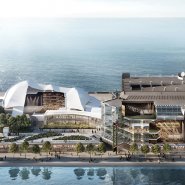 1 the yard at chicago shakespeare theater section rendering