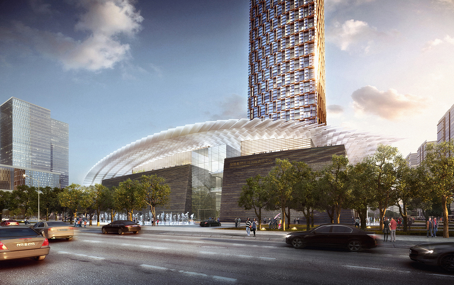 02-xian tower podium